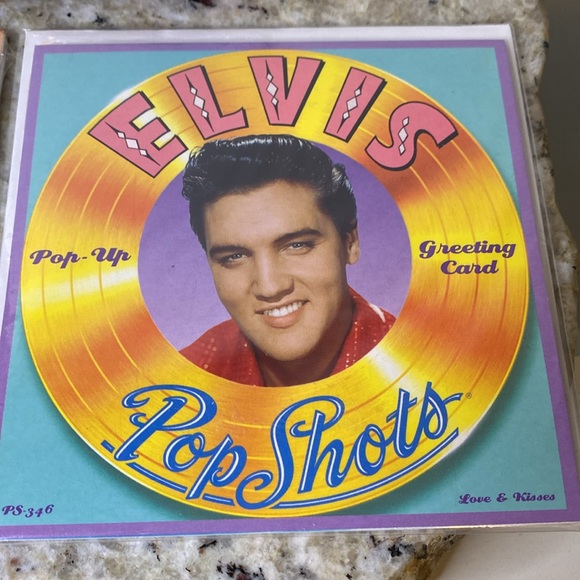 Elvis 2001 Mini Calendar-Pop Shots 3-D Pop Up Greeting Card-Vintage Collectibles - Picture 3 of 13